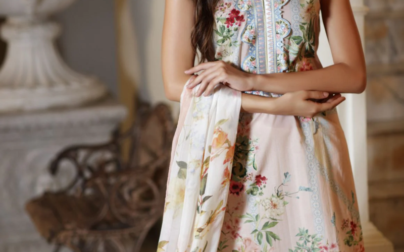 Lawn dresses stitching design